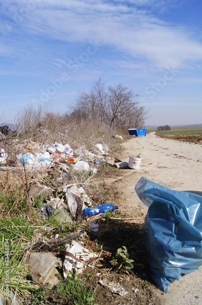 Obraz Illegal landfill