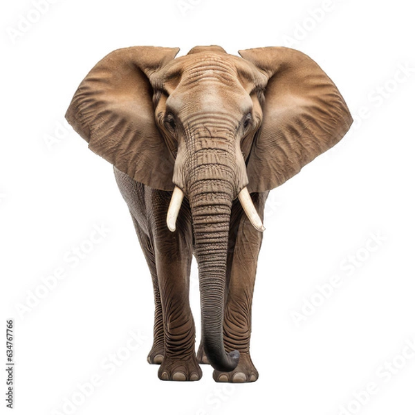 Fototapeta Elephant isolated 