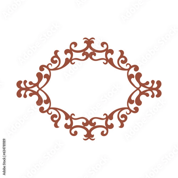 Obraz heart shaped ornament scrollwork