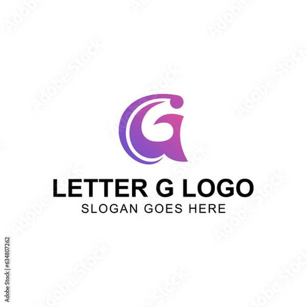 Obraz G letter mark logo design