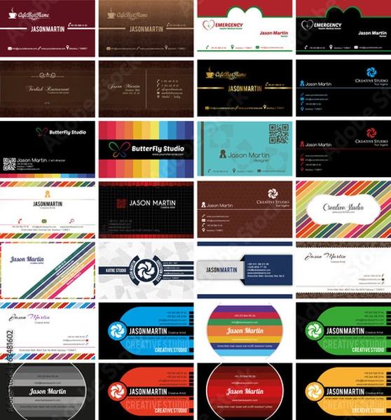 Obraz Creative corporate business cards