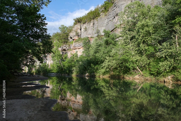 Fototapeta River and Cliff 