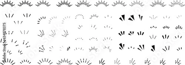 Obraz 注目　気付き　あしらい　アイコン　セット