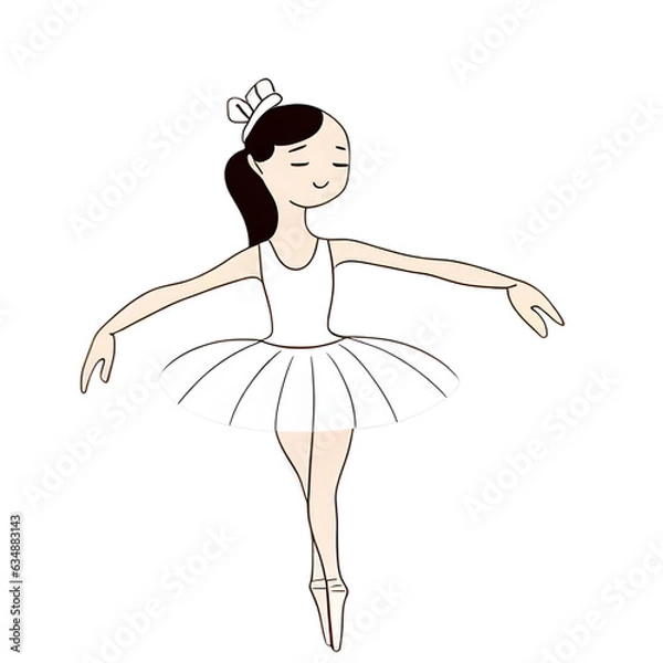 Obraz generative ai, ballerina