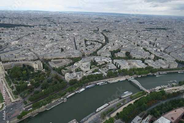 Obraz view of  Paris from the Eiffel tower
