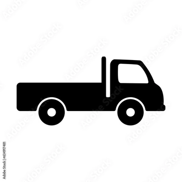 Fototapeta truck illustration vector logo template