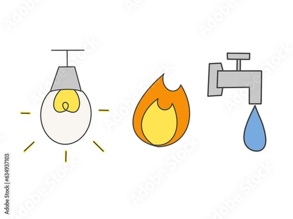 Obraz 電気ガス水道