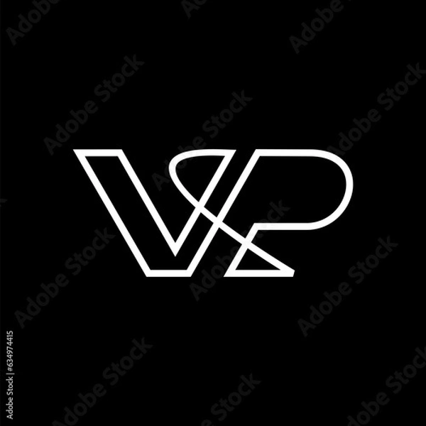 Fototapeta MONOGRAM VP LOGO 