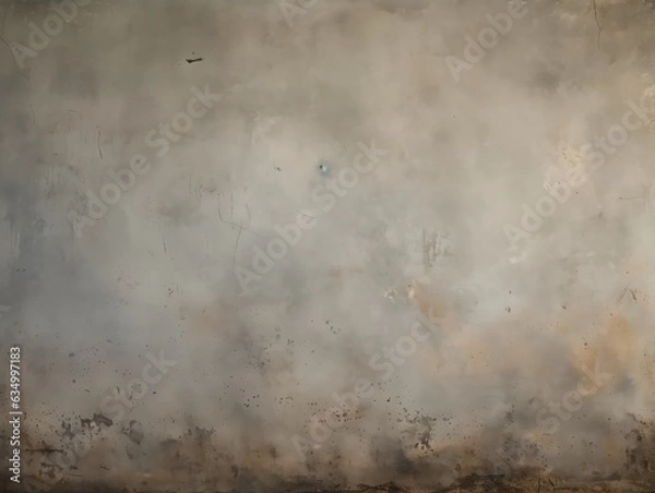 Obraz Gray grunge concrete wall abstract texture background created with Generative AI technology
