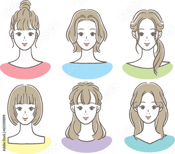 Fototapeta 微笑む20〜30代女性のアイコン