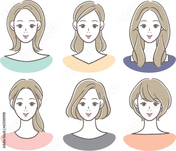 Fototapeta 微笑む30〜40代女性のアイコン