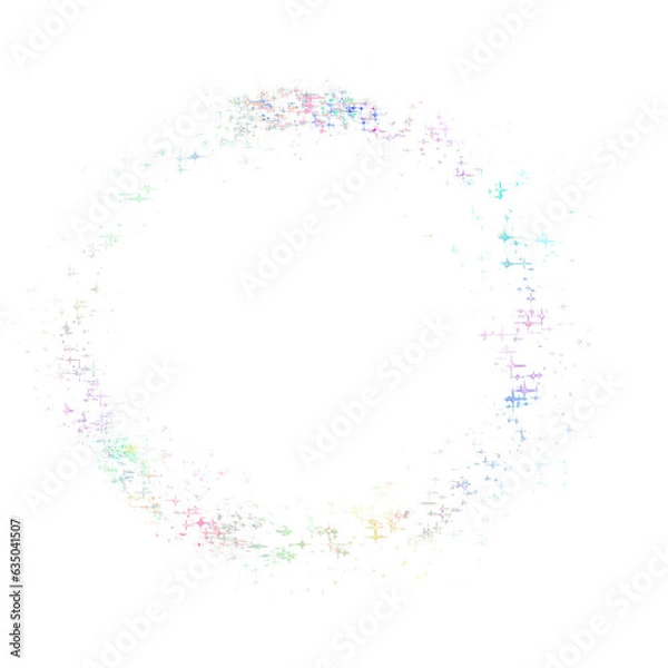 Obraz Colorful glitter  illustration