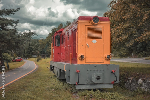 Obraz train on the railway