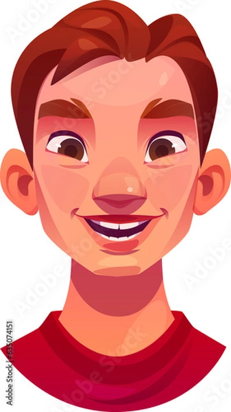 Fototapeta Smiling man face