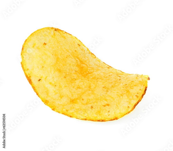 Obraz Chipsy na białym tle