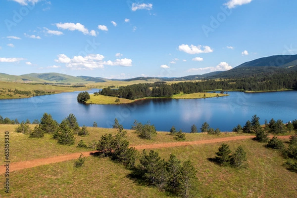 Obraz Zlatibor Summer.
Serene altitude lake embraced by mountains