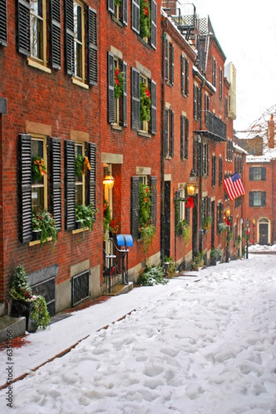 Fototapeta Boston Winter..