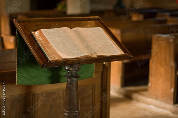 Obraz lecturn in church