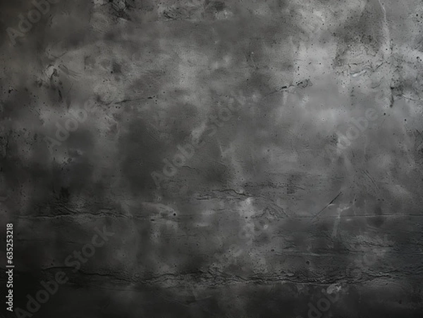 Obraz Gray grunge concrete wall abstract texture background created with Generative AI technology