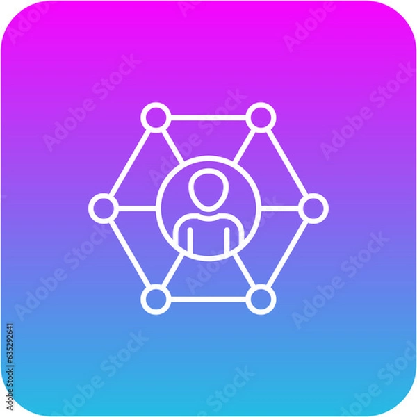 Fototapeta Network Icon