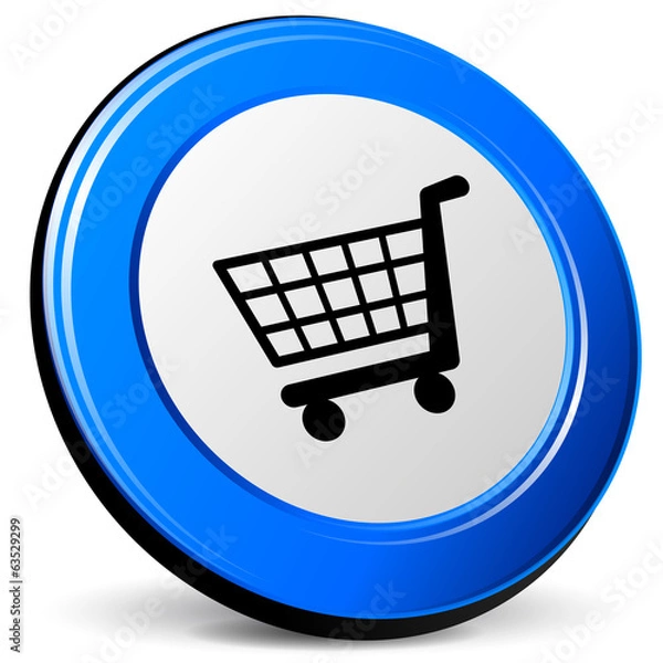 Fototapeta Vector shopping icon