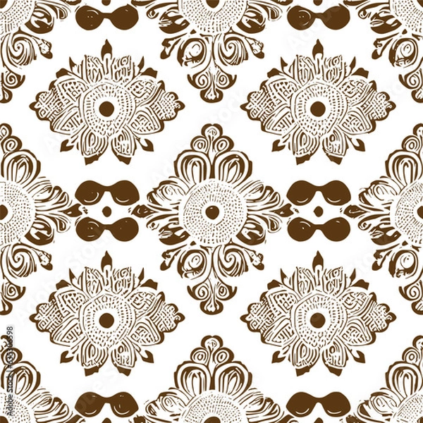 Obraz seamless pattern with flowers