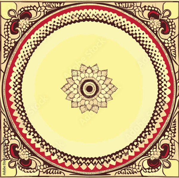 Obraz ornamental round ornament