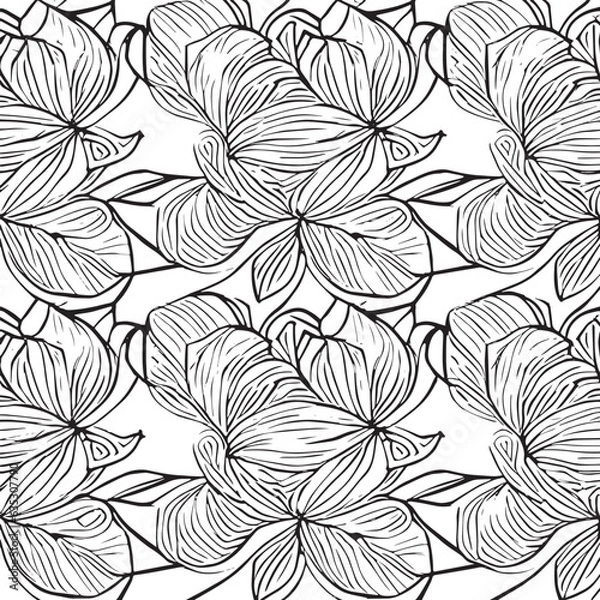 Obraz seamless pattern with flowers