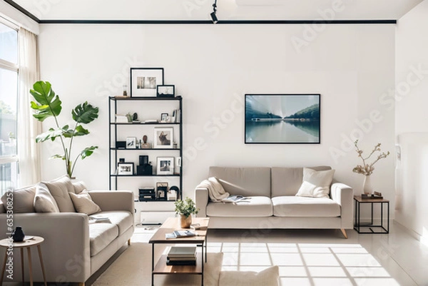 Fototapeta living room interior