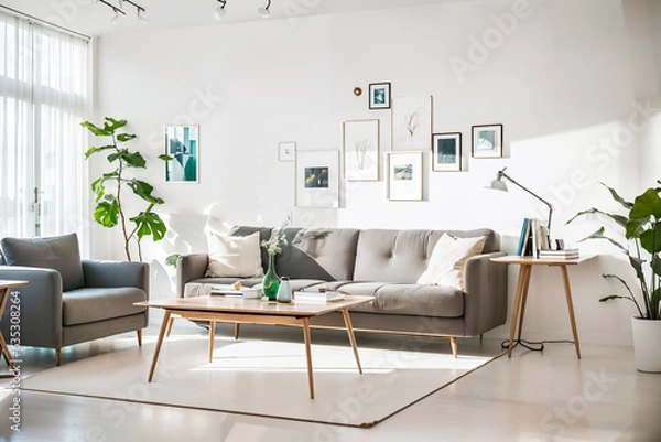 Fototapeta modern living room interior