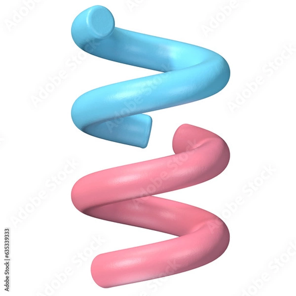 Obraz Two-tone spring 3D