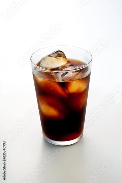 Fototapeta 氷の入ったアイスコーヒー　イメージ