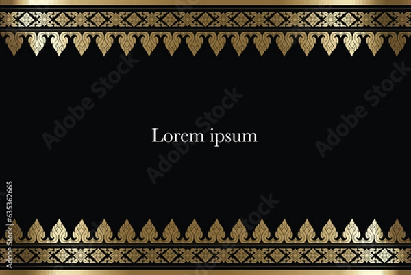 Fototapeta Background pattern decoration for printing, fabrice, web, poster, banner, and card concept vector illustration