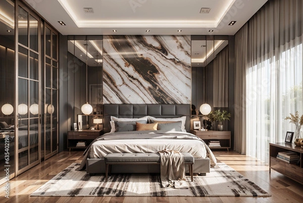 Fototapeta luxury bedroom
