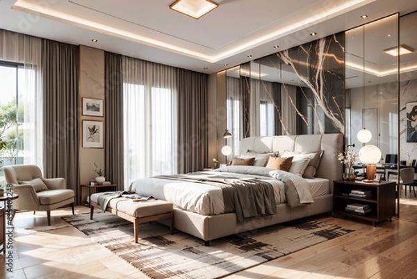 Fototapeta luxury bedroom