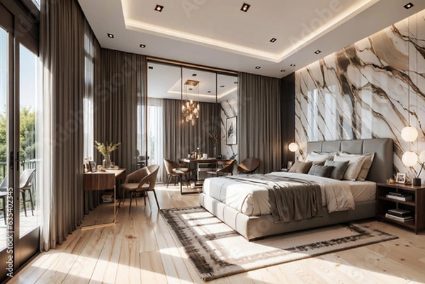 Fototapeta luxury hotel room