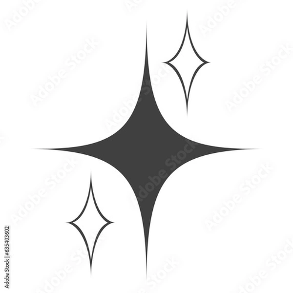 Obraz Sparkle star illustration