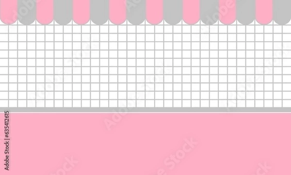 Obraz pink and gray striped background
