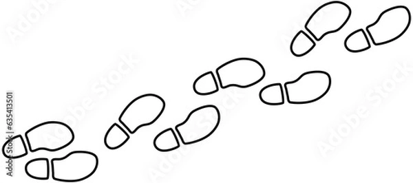 Obraz Footprint icon