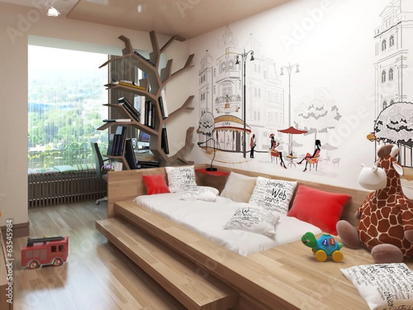 Obraz Интерьер детской комнаты
