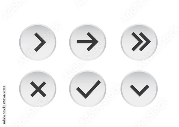 Obraz buttons for web