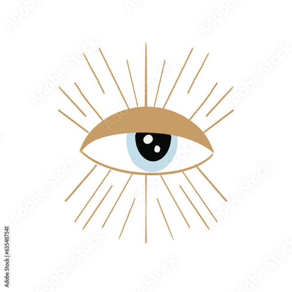 Obraz illustration of a eye