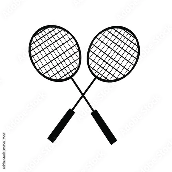 Obraz badminton racket icon
