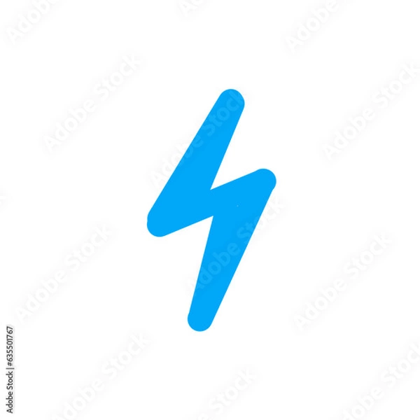 Fototapeta lightning bolt icon