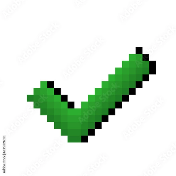 Obraz green check mark