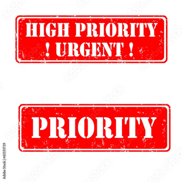 Obraz urgent high priority
