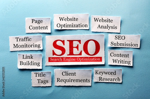 Obraz seo  collage