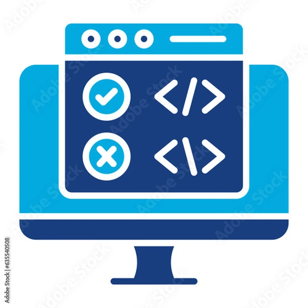 Fototapeta Code Correction Icon