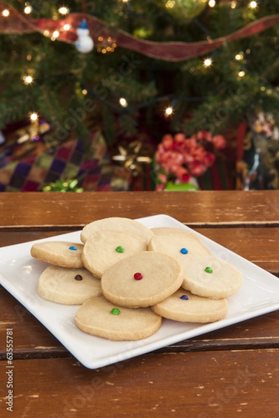 Obraz Christmas Shortbread Cookies