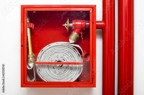 Obraz wąż strażacki